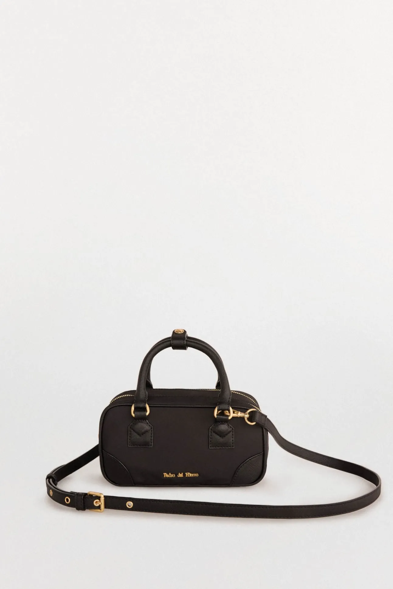 Bolso bandolera nylon cremalleras