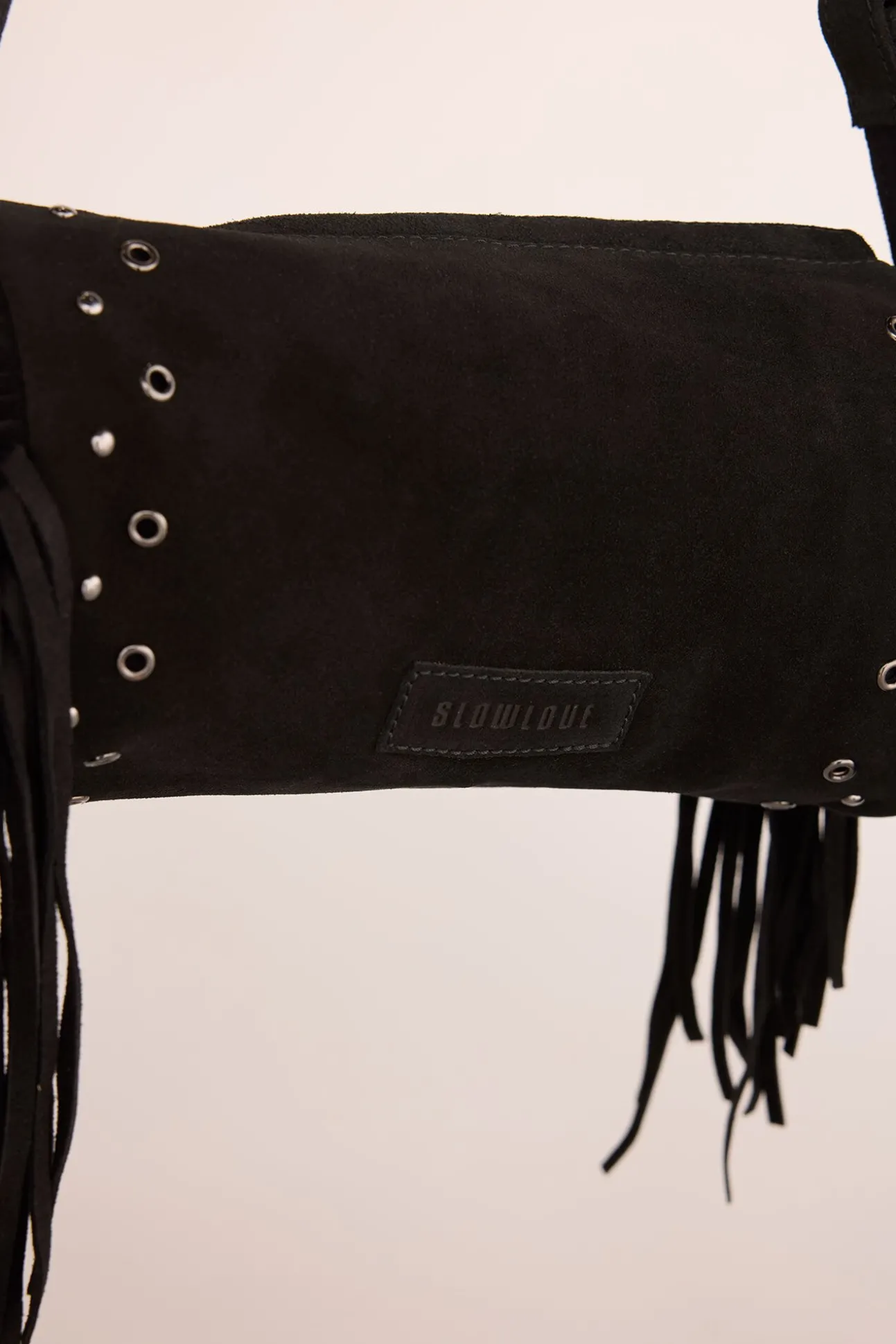 Bolso barril flecos
