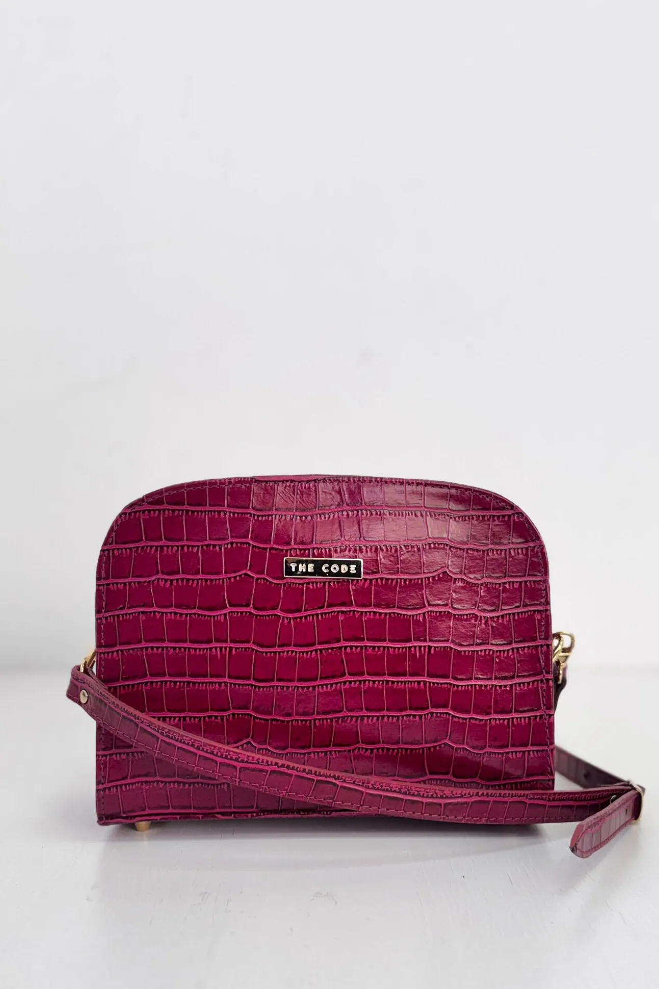 Bolso Casandra piel frambuesa