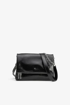 Bolso con Efecto Piel y Cadena