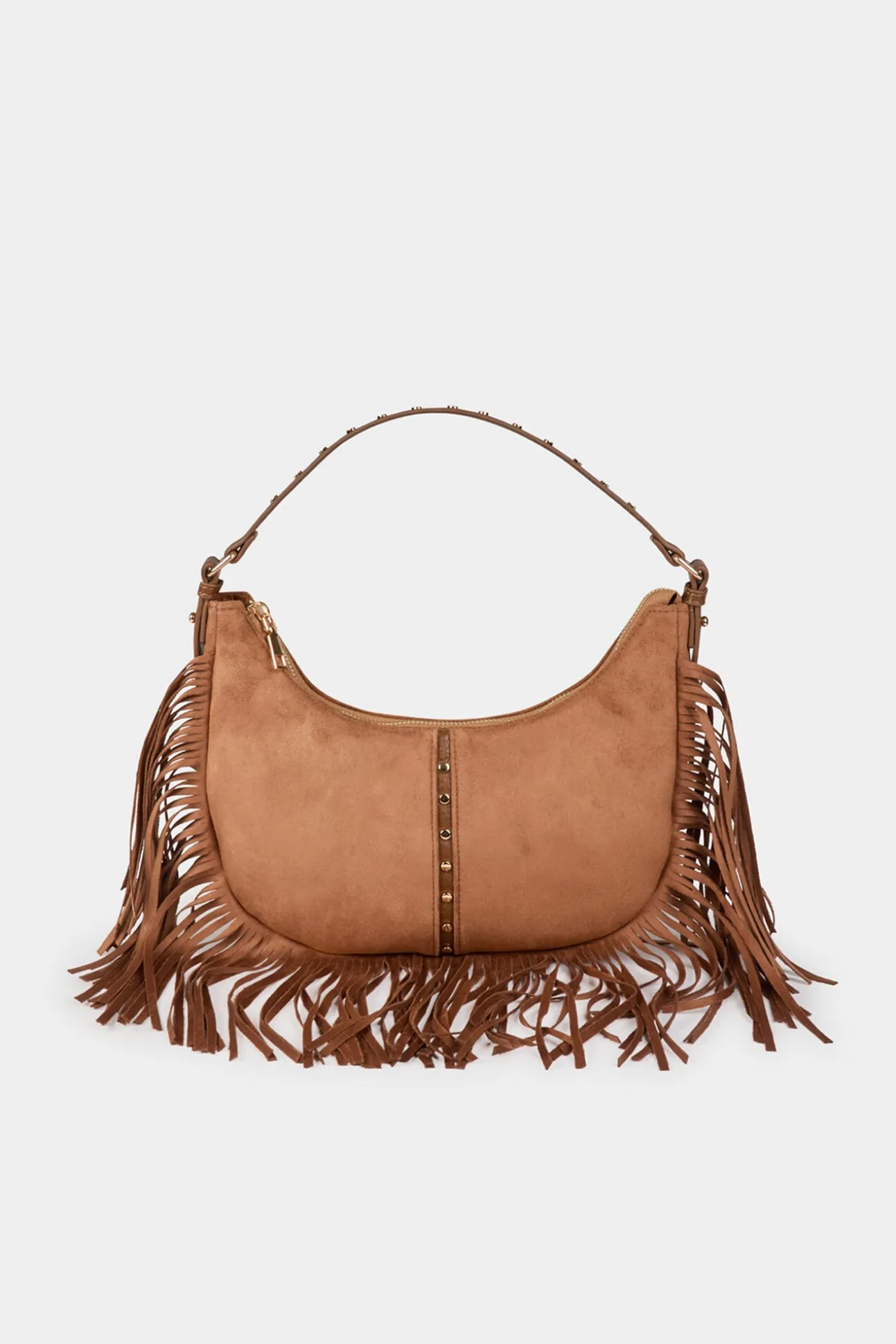 Bolso de flecos de ante
