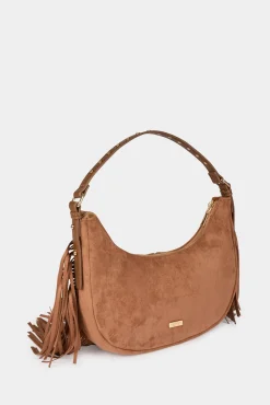 Bolso de flecos de ante