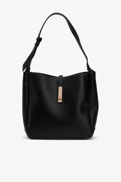 Bolso de hombro efecto piel