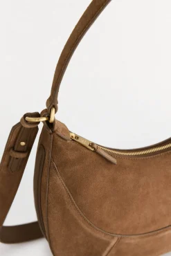 Bolso hobo de piel con doble asa