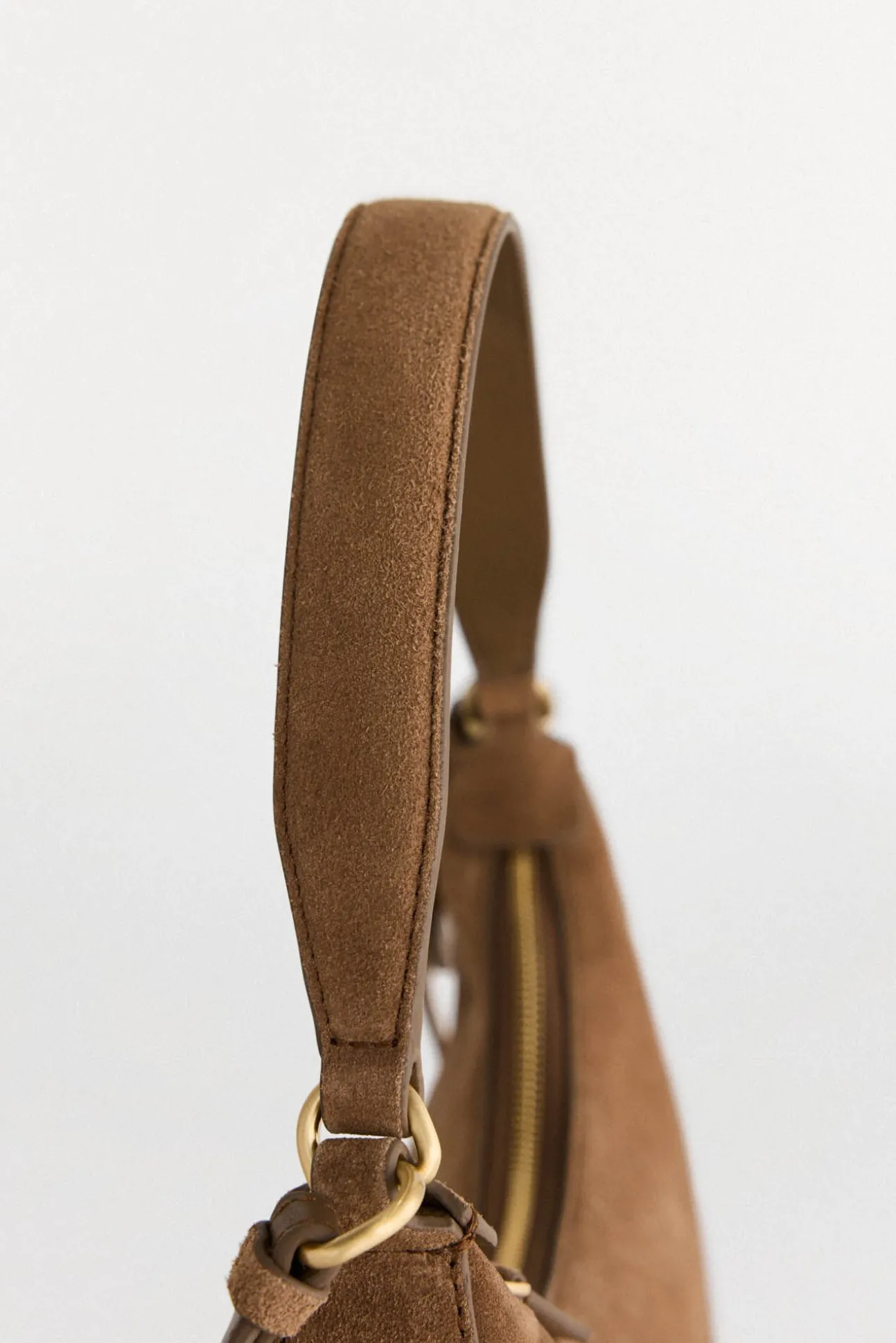 Bolso hobo de piel con doble asa