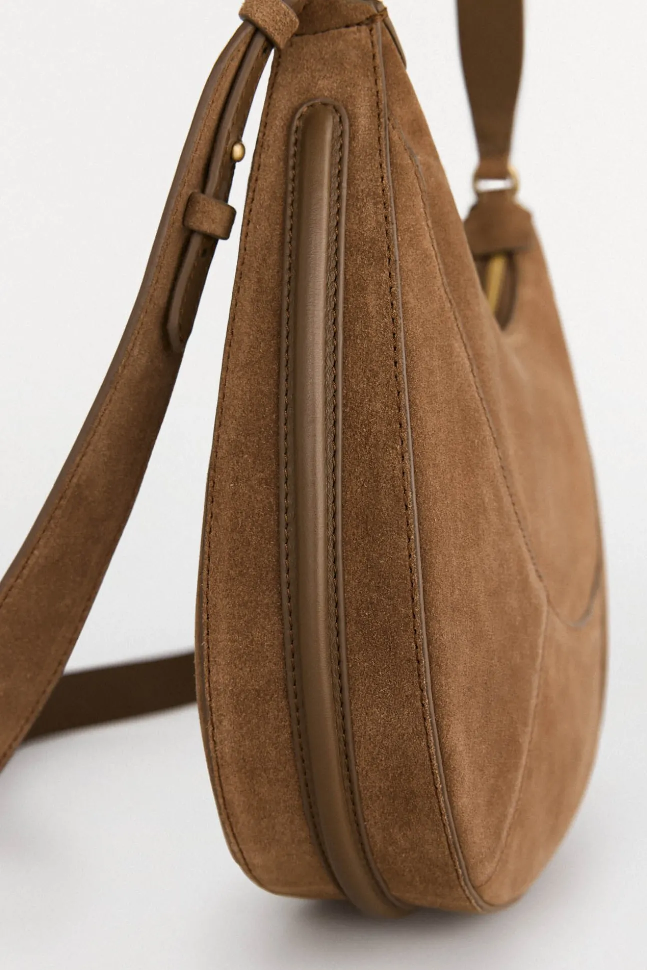 Bolso hobo de piel con doble asa