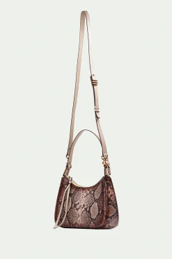 Bolso hobo estampado boa