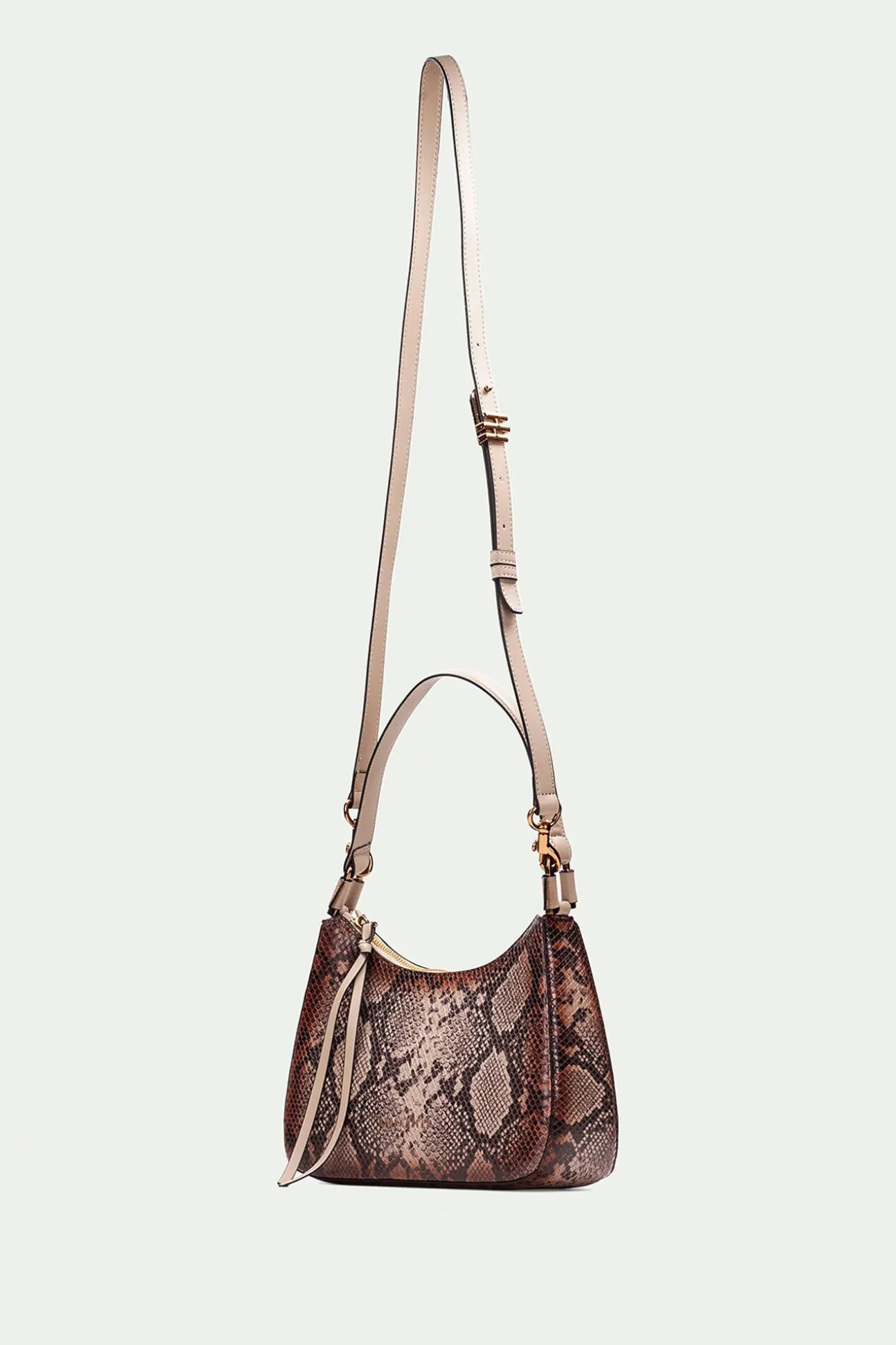 Bolso hobo estampado boa