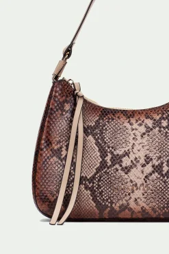 Bolso hobo estampado boa