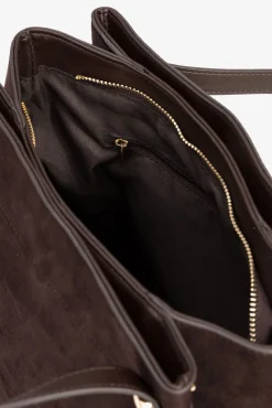 Bolso Shopper Efecto Gamuza