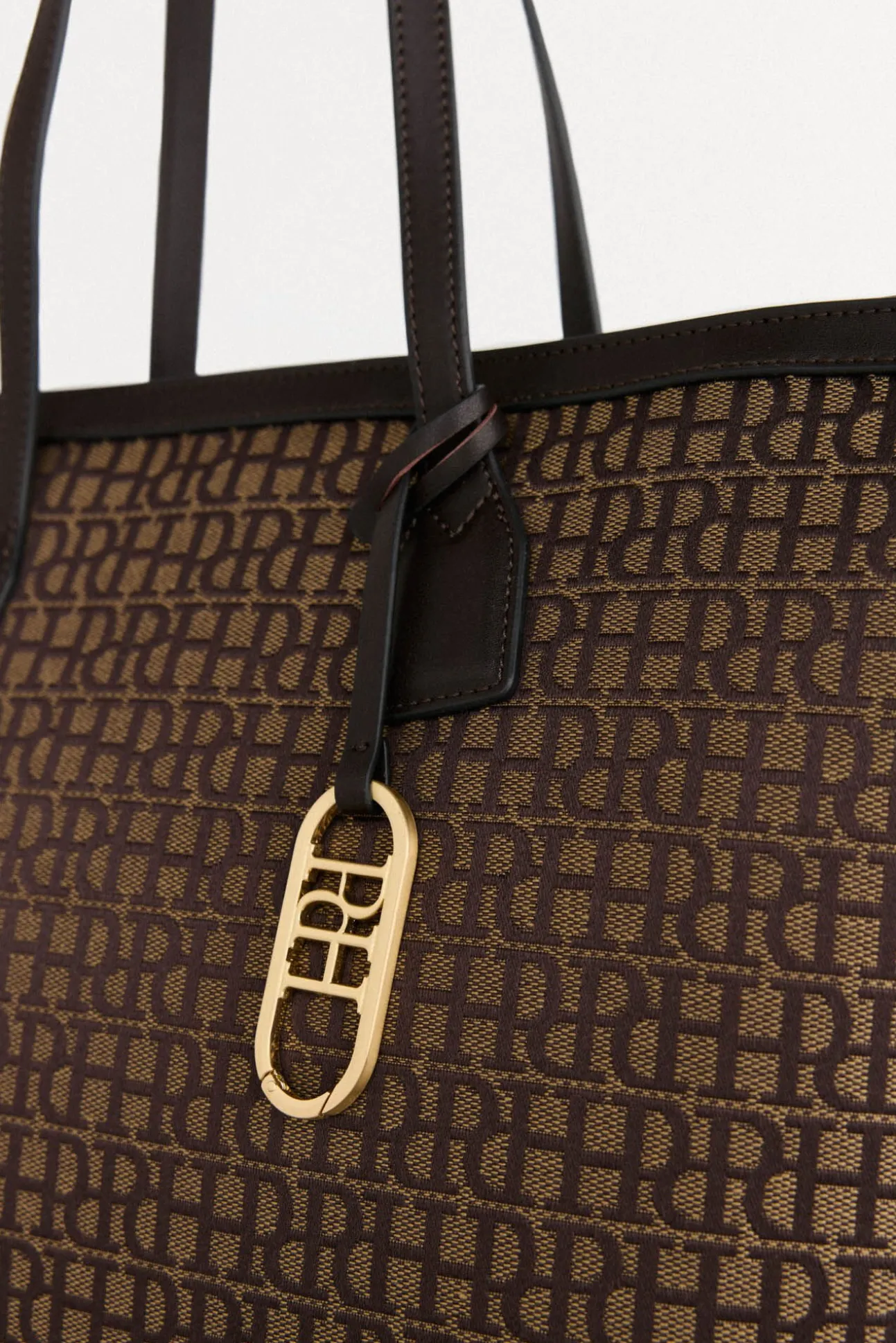 Bolso shopper en jacquard