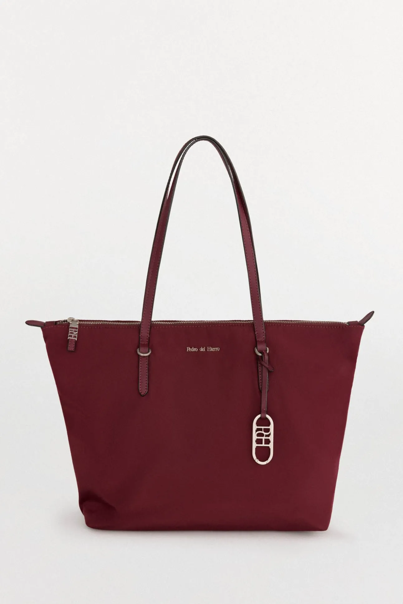 Bolso shopper nylon con cremallera