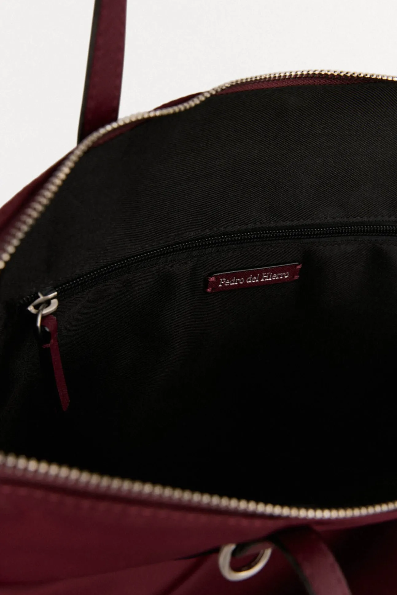 Bolso shopper nylon con cremallera