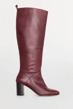 Bota alta piel
