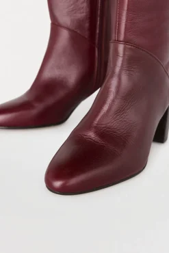 Bota alta piel