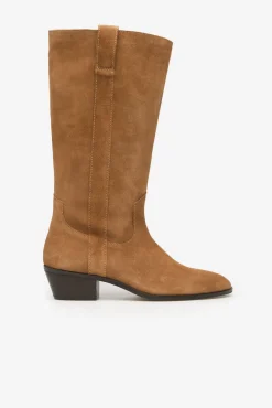 Bota campera serraje