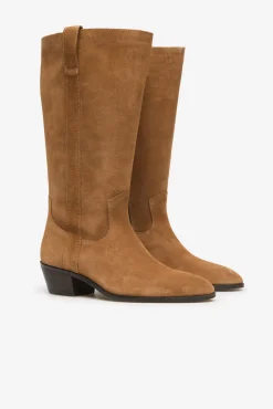 Bota campera serraje