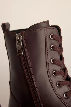 Bota combat piel