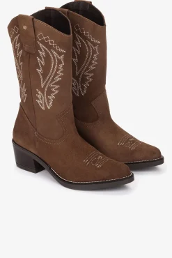 Bota cowboy serraje cuero