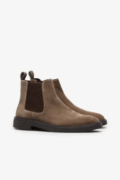 Bota piel gomas laterales