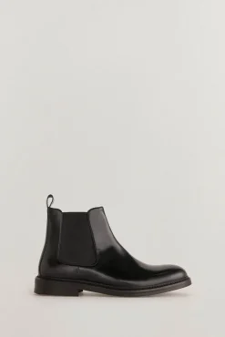 Bota piel gomas laterales