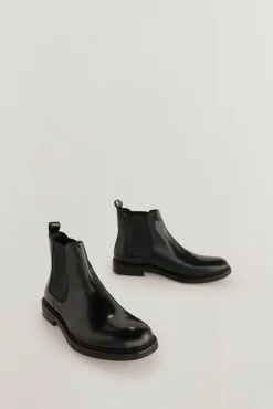 Bota piel gomas laterales