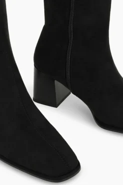 Botas en antelina con tacón