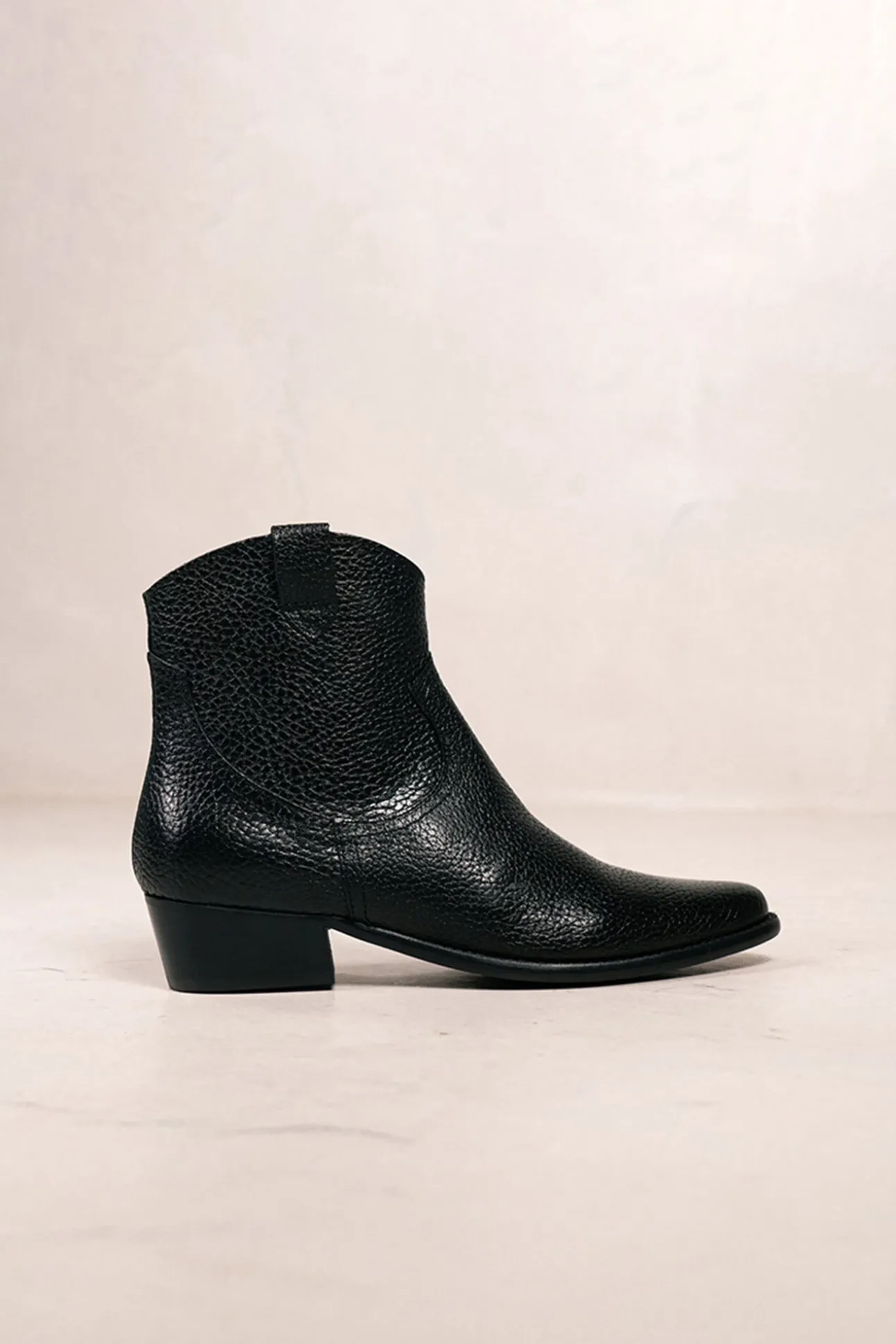 Botines cowboy de piel Calíope Vintage