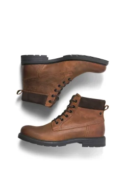 Botines de caña alta de piel