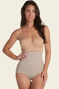 Braga faja de tiro alto con control moderado en abdomen y espalda