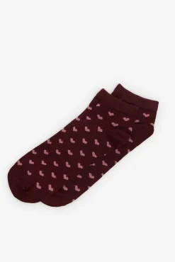 Calcetines cortos corazones