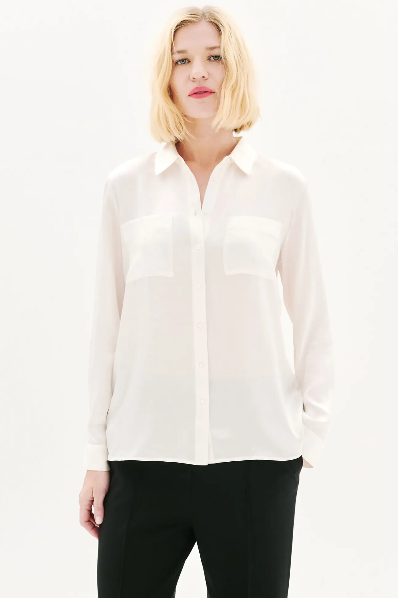 Camisa 100% seda