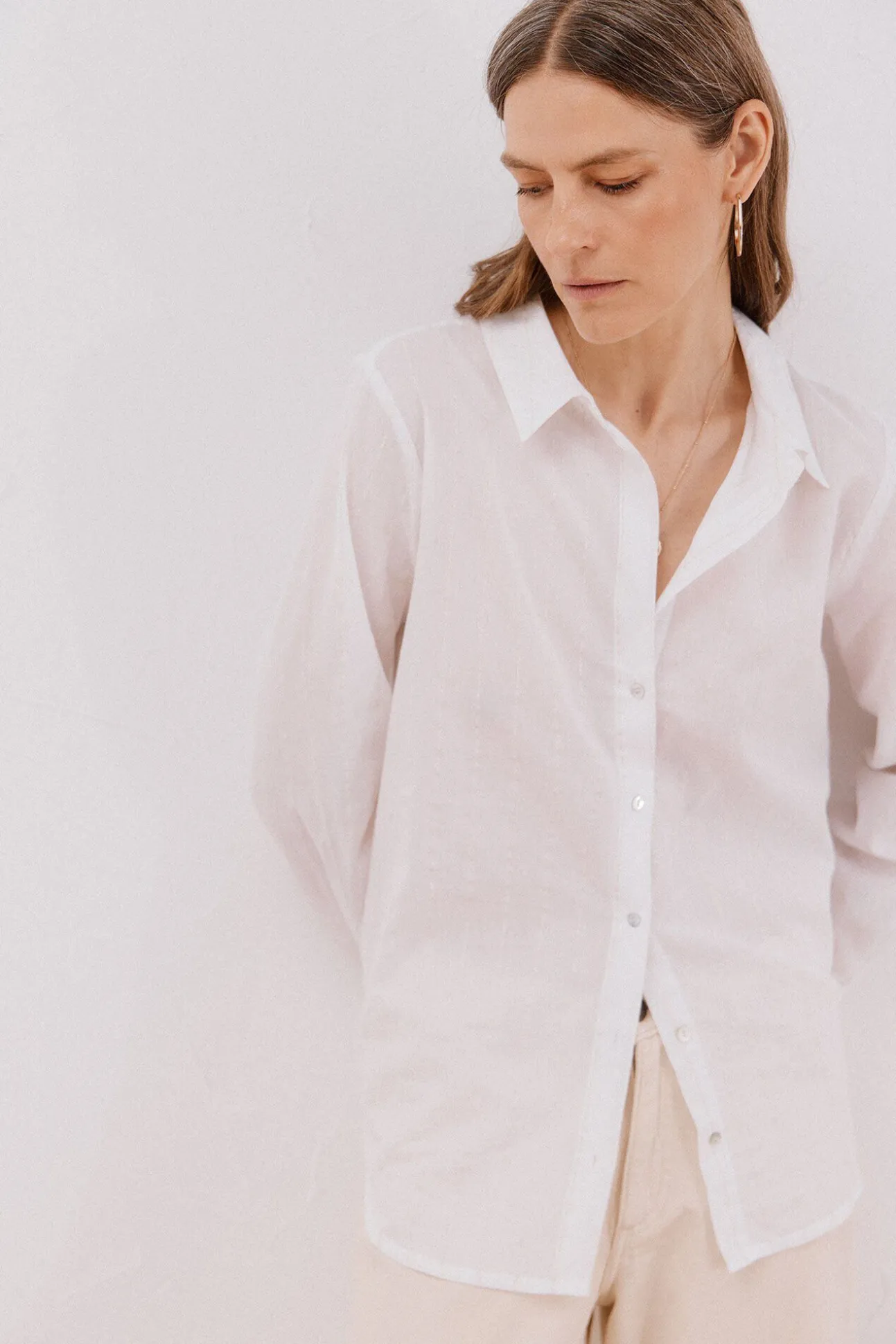 Camisa algodón rayas