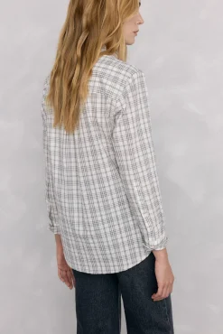 Camisa amplia cuadros