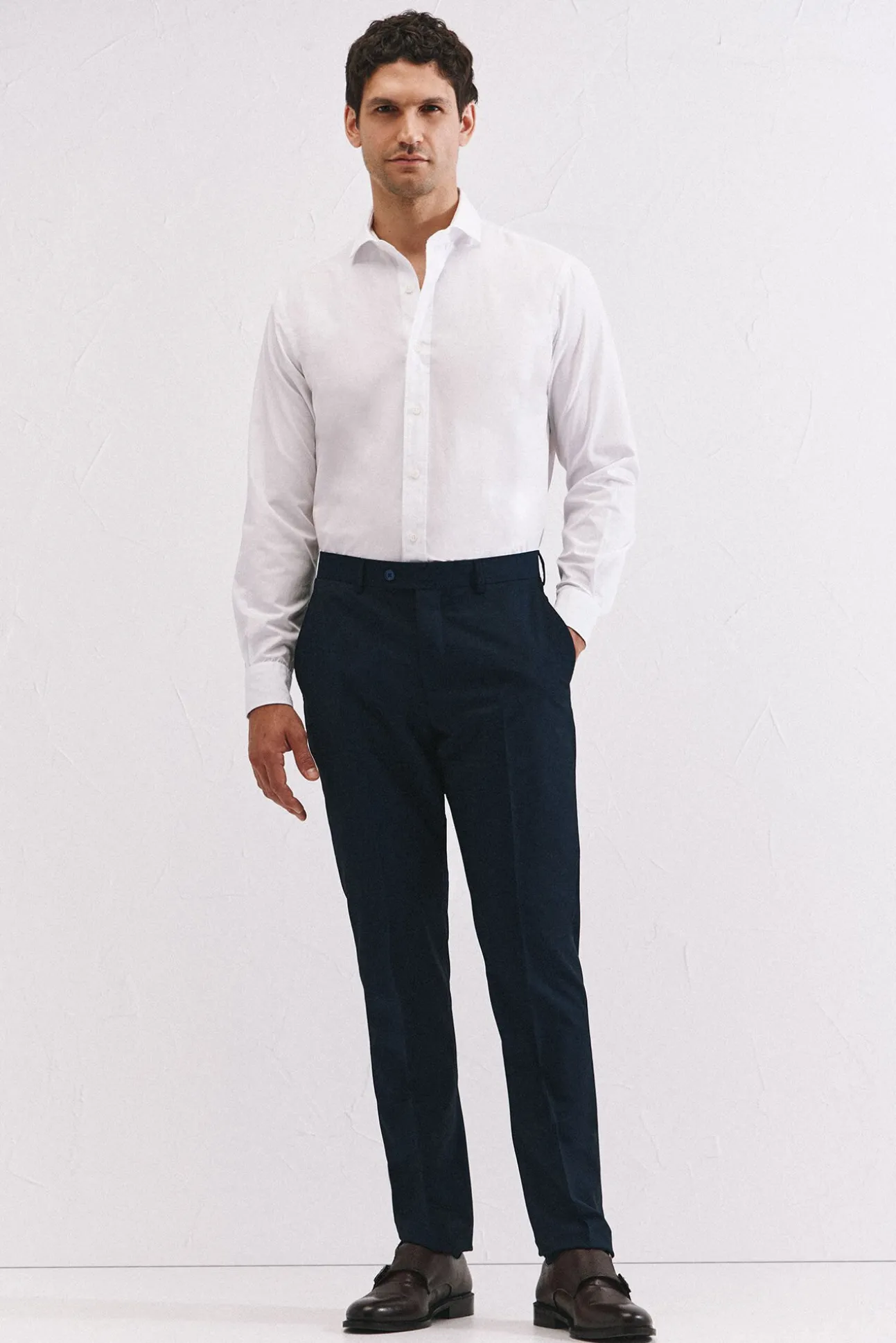 Camisa blanca algodón