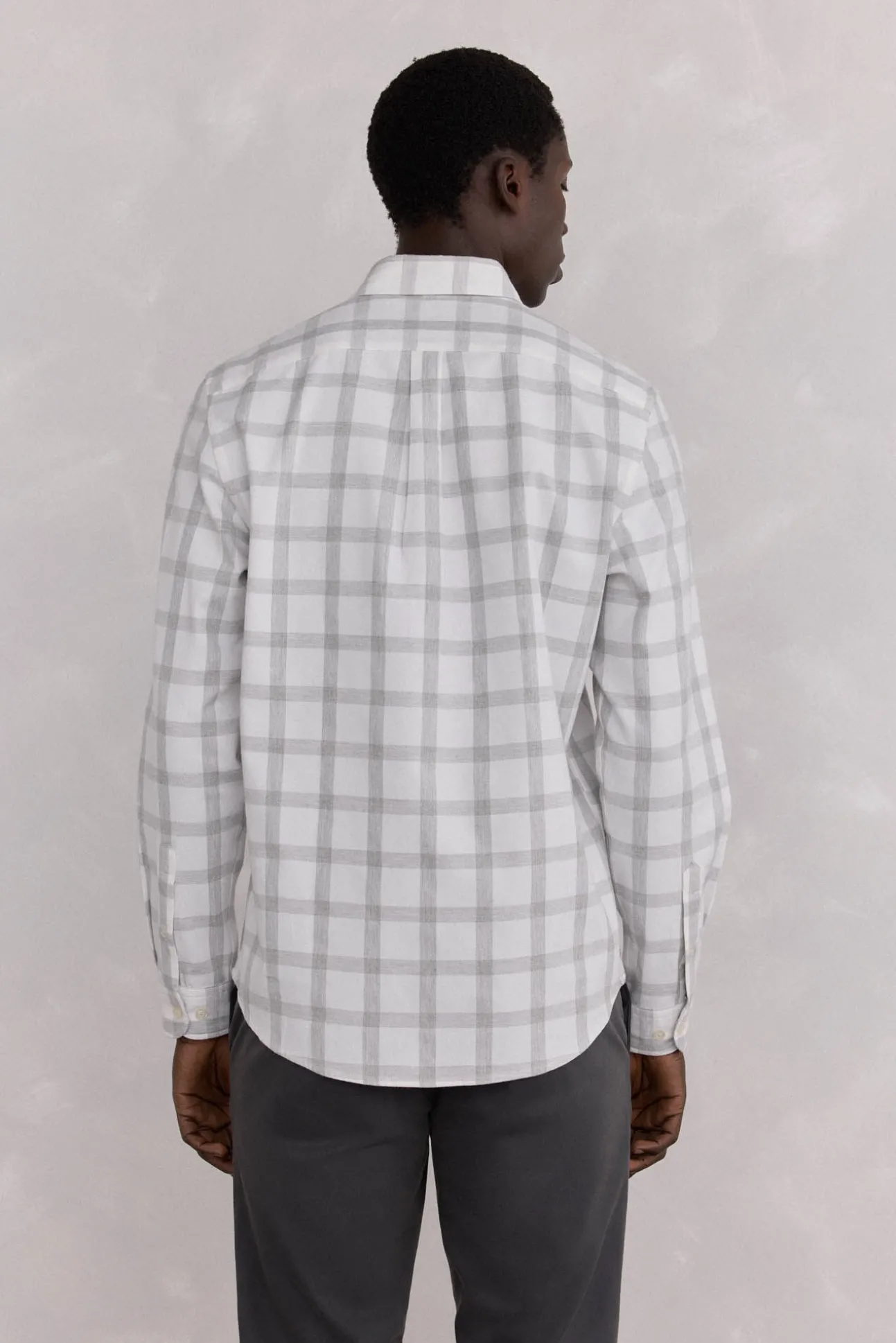 Camisa Brushed Oxford cuadros
