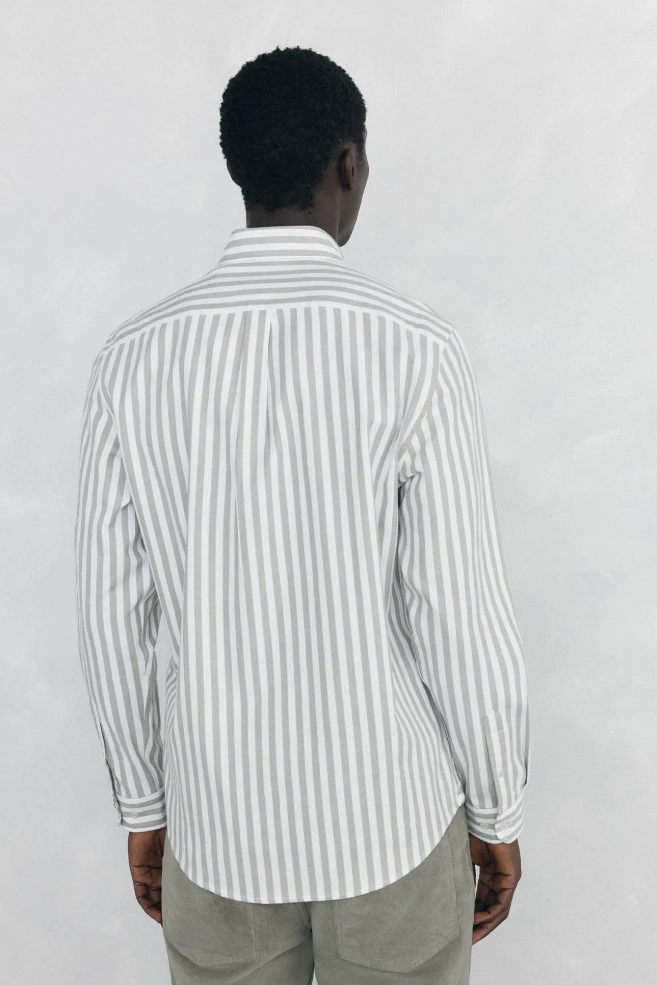 Camisa Brushed Oxford rayas