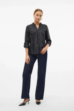 Camisa básica de manga larga