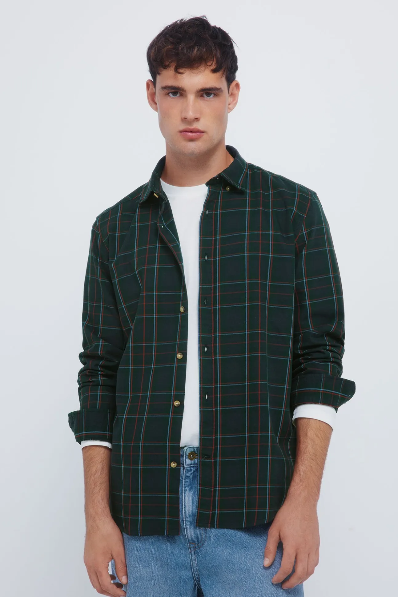 Camisa cuadro tartán