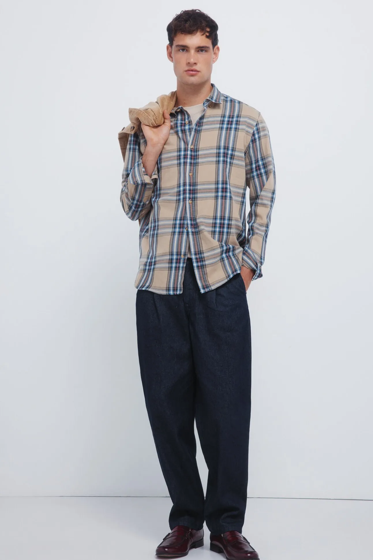 Camisa cuadro tartán