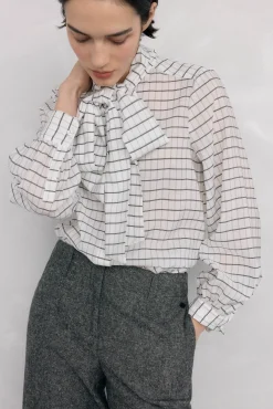 Camisa cuadros lazada