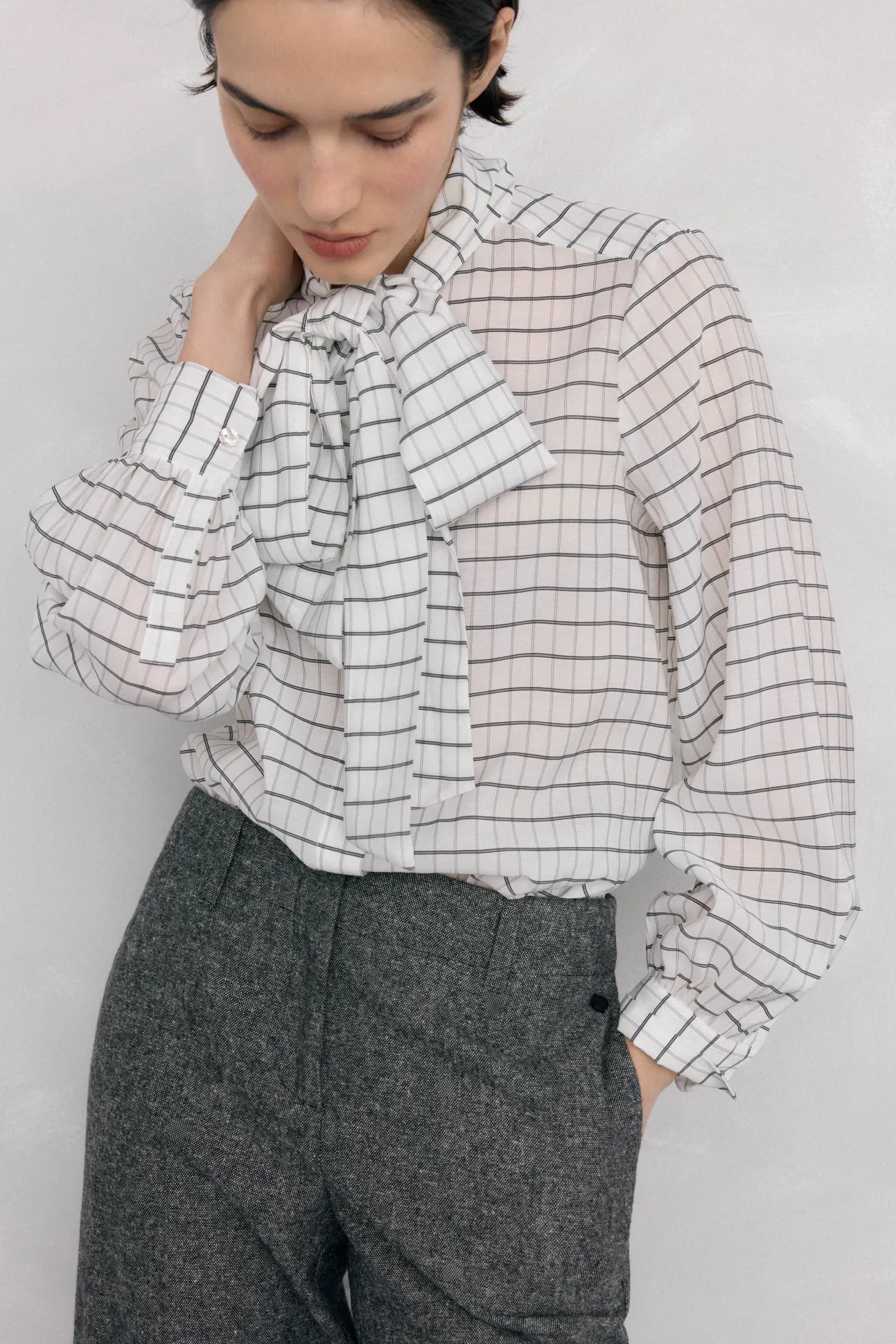 Camisa cuadros lazada