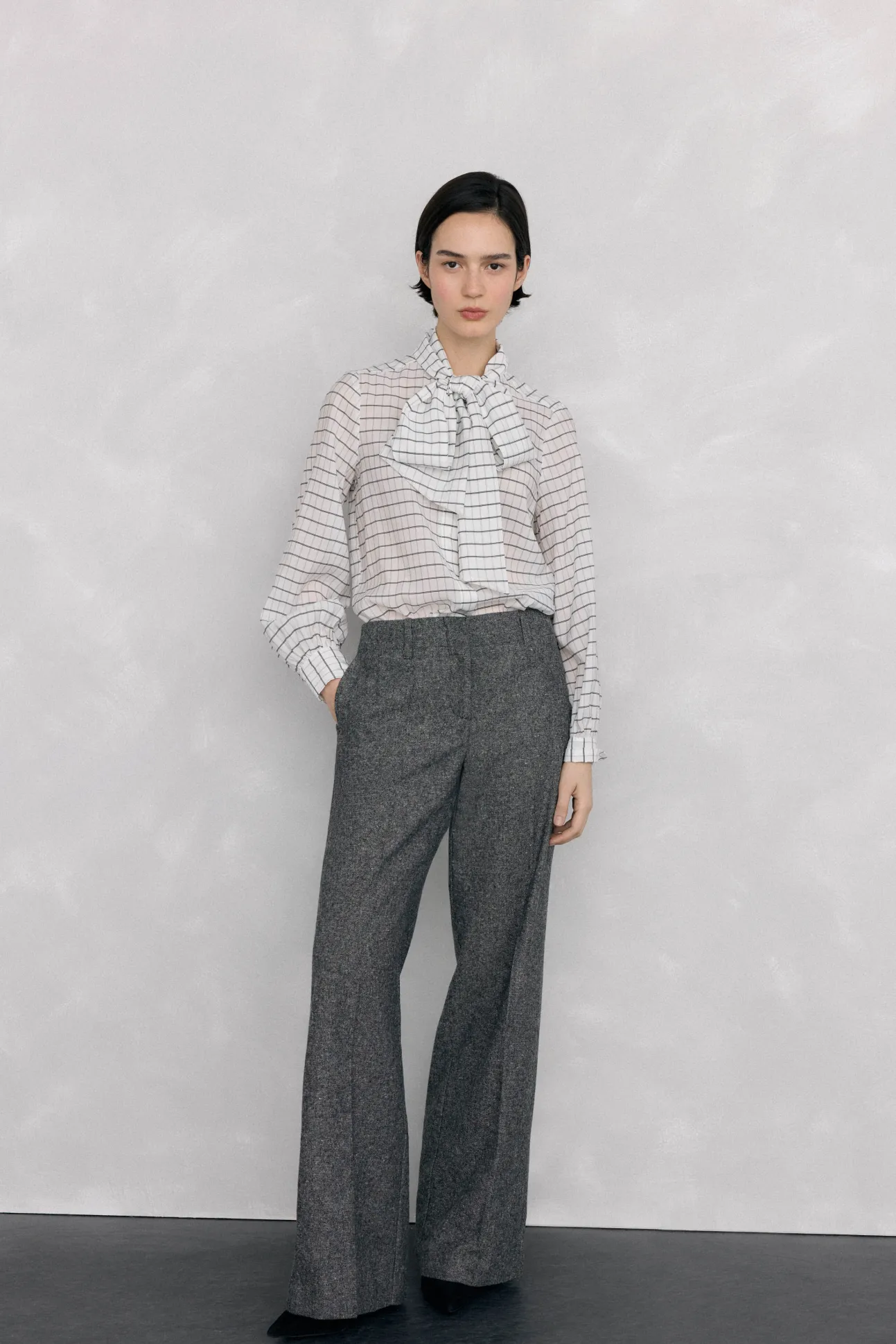 Camisa cuadros lazada