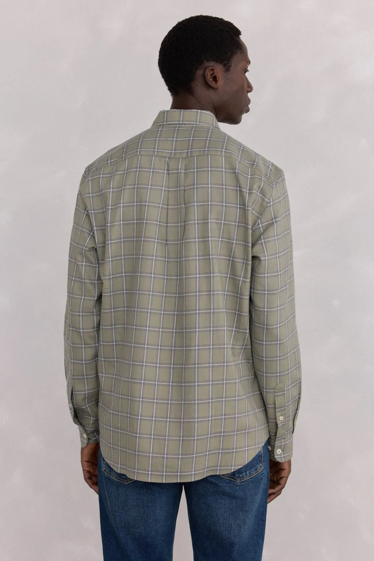 Camisa cuadros Tencel