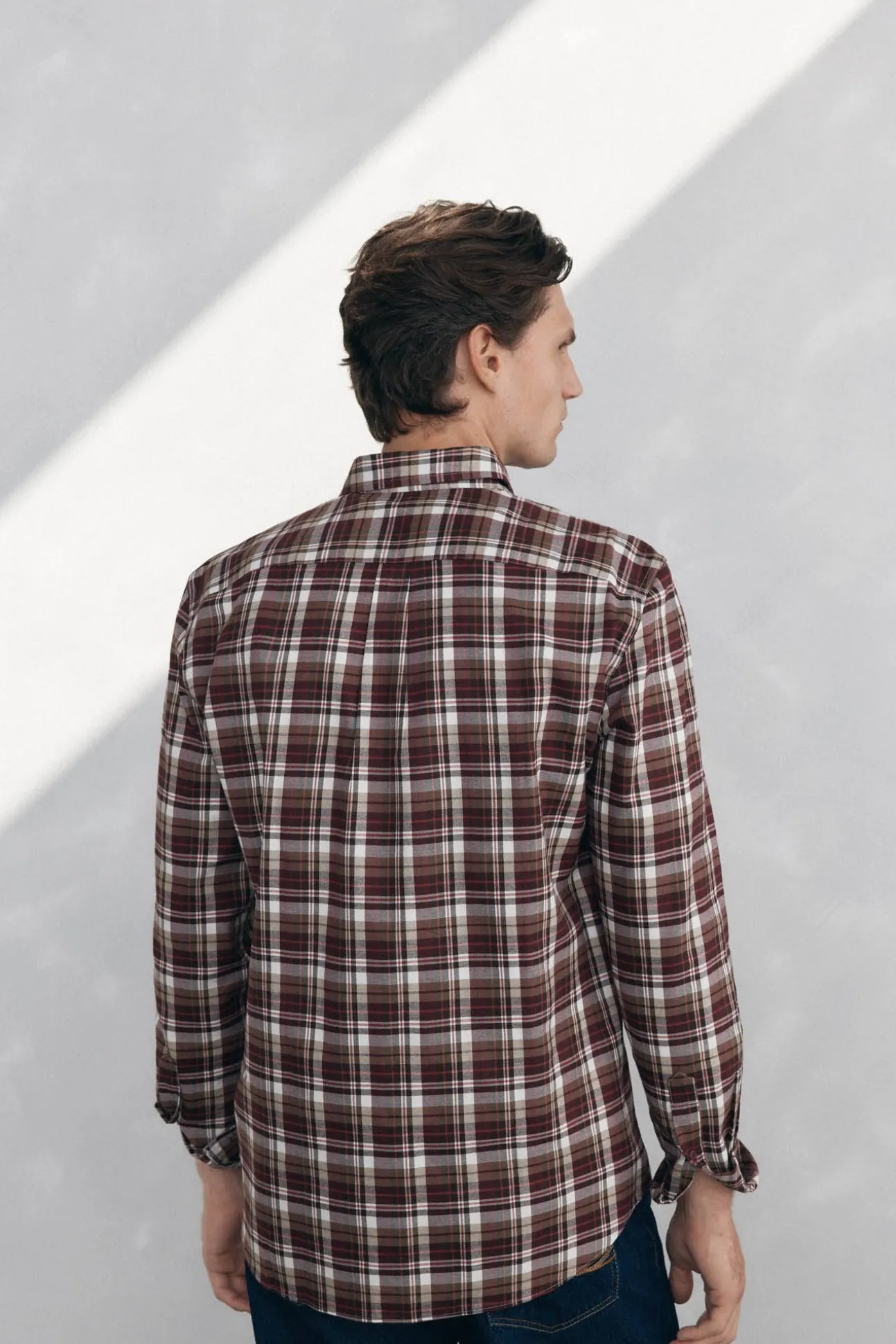 Camisa cuadros Tencel