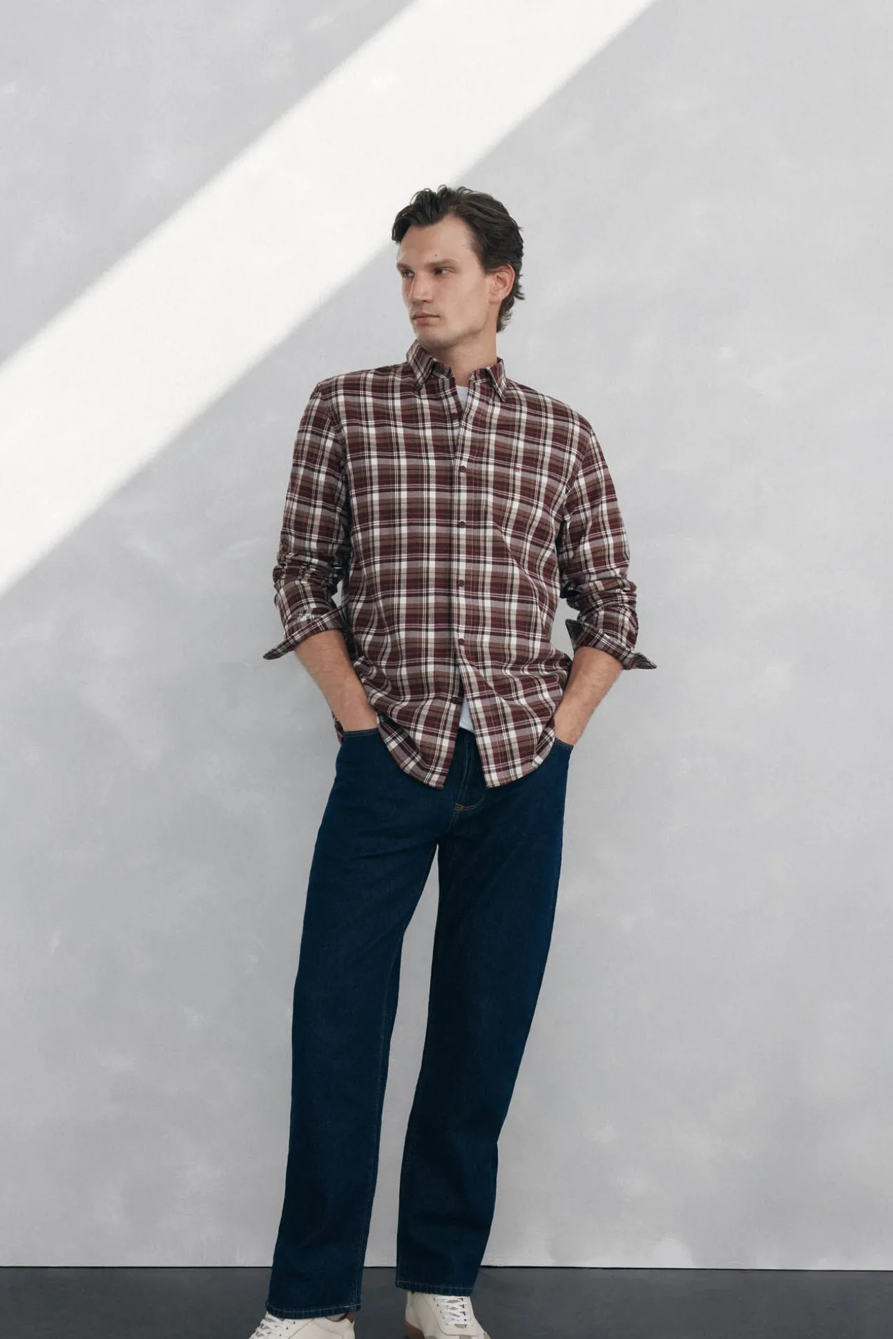 Camisa cuadros Tencel