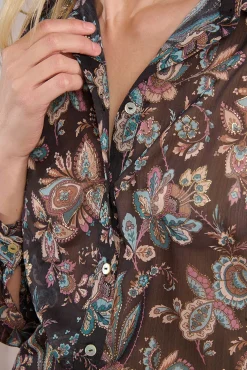 Camisa de manga larga con estampado