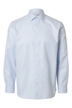 Camisa de manga larga de vestir 100% algodón