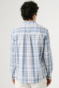 Camisa de manga larga de cuadros