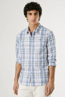 Camisa de manga larga de cuadros
